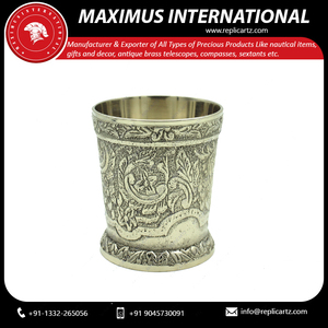 Verres à boire en laiton gaufré de haute qualité et télescope en laiton avec support réglable – Cadeau décoratif pour la maison et le bureau - Product Image 6