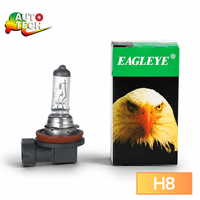 Ampoule de phare halogène multicolore H8 12V 35W 100W E-Mark, accessoires de voiture, pièces automobiles, vente directe d'usine