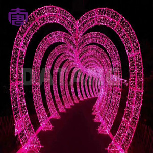 Arche lumineuse de Noël 3D, toute nouvelle décoration, arche lumineuse LED, décoration d'arche de rue extérieure - Product Image 2