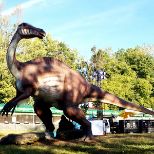 Dinosaurio Animatronic <span class=keywords><strong>de</strong></span> tamaño Real, modelo <span class=keywords><strong>de</strong></span> <span class=keywords><strong>parque</strong></span> interior 3D, dinosaurio para centros comerciales, lugares públicos, aeropuertos, guarderías, guarderías, Metal - Product Image 1