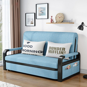 Sofá <span class=keywords><strong>cama</strong></span> de tela de esquina plegable de <span class=keywords><strong>2</strong></span> <span class=keywords><strong>plazas</strong></span> sala de estar moderna muebles <span class=keywords><strong>baratos</strong></span> con almacenamiento - Product Image 3