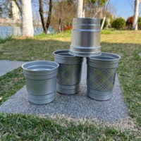 Gobelet en aluminium personnalisé de 9 oz, 16 oz, 20 oz, jetable, pour le camping, les boissons froides, le café, les mariages, les fêtes, la bière