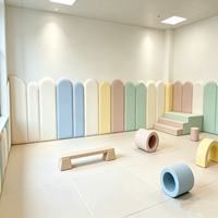Panneau mural anti-collision en tissu arc de sécurité pour enfants, coussin mural acoustique souple pour la décoration de maternelle, escalier, maison, crèche