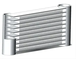 Aluminum Microchannel Condenser Coils Used For Air Conditioner