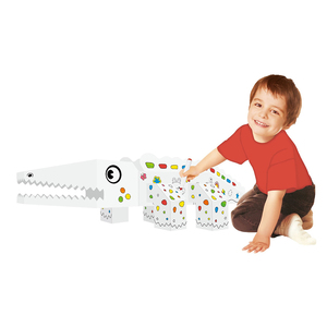 Imparare a colorare giocattoli animali fai da te Doodle Puzzle giocattolo <span class=keywords><strong>coccodrillo</strong></span> per bambini - Product Image 3
