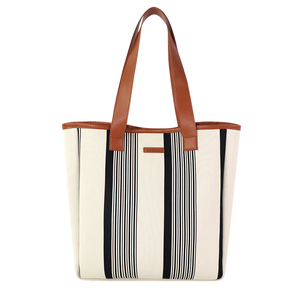 กระเป๋าโท้ทผู้หญิงทรงโครงสร้างแข็งแรง พร้อมช่องซิป PU ด้านใน - Product Image 2