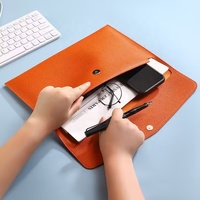Porte-documents en cuir PU personnalisé A5 A4, avec fermeture éclair, classeur, cadeaux promotionnels, taille M L, porte-documents