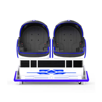 IFD 2 joueurs chaise montagnes russes réalité virtuelle cinéma 9d Vr oeuf 3dof cuir sièges jeux Machine simulateur