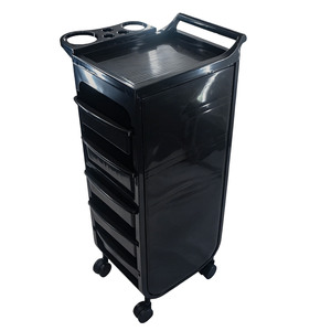 Carrito <span class=keywords><strong>de</strong></span> Peluquerí<span class=keywords><strong>a</strong></span> Profesional con Ruedas, Carrito <span class=keywords><strong>de</strong></span> Almacenamiento <span class=keywords><strong>de</strong></span> 5 Niveles para Herramientas <span class=keywords><strong>de</strong></span> Peluquerí<span class=keywords><strong>a</strong></span>, Tintes y Permanentes, Desmontable - Product Image 4