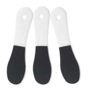 Professioneller Exfolierender Fußschleifer in Weiß, Doppelseitig Einweg, Kunststoff-Fußfeile mit Anpassbarem Logo für Spa-Anwendungen - Product Image 1