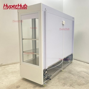 Refrigerador Comercial Vertical para Exhibición de Flores con Puerta de Vidrio, Descongelación Automática y Control por Aplicación para Floristerías - Product Image 6
