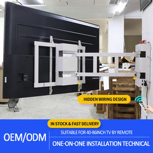 <span class=keywords><strong>Support</strong></span> mural pour téléviseur intelligent à mouvement complet en acier OEM, bras longs, 40 à 86 pouces, inclinable, pivotant, rétractable, <span class=keywords><strong>support</strong></span> mural pour téléviseur - Product Image 2