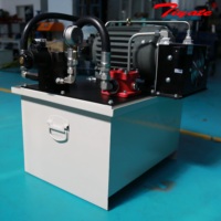Groupe d'alimentation hydraulique industriel à réponse rapide avec pompe à débit variable et groupe de vannes pour machine à filer
