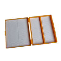 100 Slides Microscope Slide Storage Box HIPS Material Laboratory Slide Box 25*75mm Slide Holder