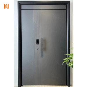 Expédition rapide Portes <span class=keywords><strong>d</strong></span>'entrée extérieures personnalisées Portes blindées en aluminium Solutions totales Portes <span class=keywords><strong>d</strong></span>'entrée en métal - Product Image 3