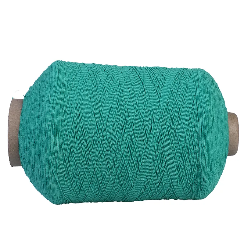 Hersteller benutzer definierte elastische Gummi faden Polyester Garn 0,5mm für Socken