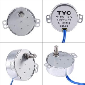มอเตอร์ซิงโครนัสสีน้ำเงินแบบ Naive ขนาด 42 มม. 5-6 รอบต่อนาที 100-127V AC เฟสเดียว แบบติดตั้งบนแผง สำหรับงานโมเดลหรือโครงการโรงเรียน - Product Image 2
