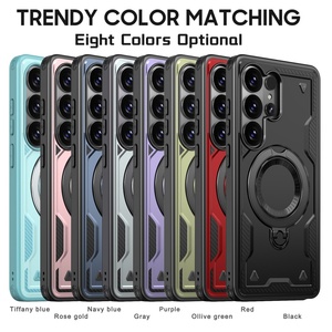Funda Magnética para Teléfono Móvil con Soporte de Anillo de 360 Grados para iPhone 11 <span class=keywords><strong>13</strong></span> 15 17 Pro Max Samsung Google Motorola TH, Gran Venta - Product Image 2