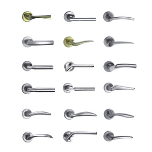 Set di Serrature a Leva in Acciaio Inox 201 di Stile Moderno per Porte Interne, Porte da Camera e Maniglie per Finestre - Product Image 1