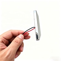 Plafonnier carré RV pour cabine de bateau et fourgonnette, interrupteur tactile 7cm, 12V 24V 3W 220lm 3000K 6000K, lampe intérieure de plafond dimmable