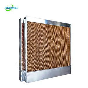 Maßgefertigtes Günstiges Gewächshaus-Kühlsystem Verdunstungs-Cellulose-Kraftpapier-Kühlpad Cellulose-Kühlzellen Verdunstungspads - Product Image 4