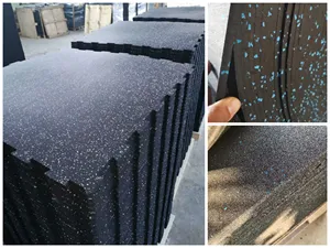 Tapis de sol en caoutchouc de gymnastique 10mm 15mm 25mm tapis de sol de gymnastique tapis de sol composite haute densité