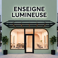 Letreros LED 3D Personalizados, Letras Metálicas Doradas Iluminadas, Letrero para Tienda, Letrero Comercial para Exteriores, Letras de Canal Resistentes al Agua