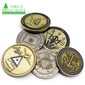 Moneda de desafío coleccionable grabada en 3D con logotipo personalizado, moneda de <span class=keywords><strong>Euro</strong></span> personalizada, moneda conmemorativa de Metal en relieve - Product Image 1