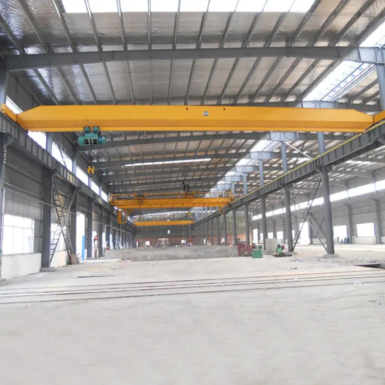 high quality 5 ton single beam bridge monorail overhead hoist crane warehouse