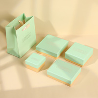 Nouvelle Boîte d'Emballage de Bijoux Gaufrée avec Lettres en Mousse, Design Élégant pour Bagues, Boucles d'Oreilles, Colliers et Accessoires – Vente en Gros