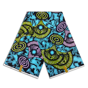 Tissu africain en 100% coton, véritable Wax à imprimés, véritable Wax dorée, tissu africain, Design Ghana, <span class=keywords><strong>pagne</strong></span>, vente en gros - Product Image 5