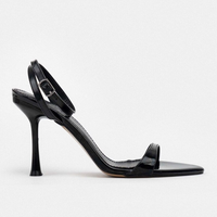 Sandales à talons hauts pour femme, bout ouvert pointu, rehaussantes, chaussures décontractées d'été pour l'extérieur