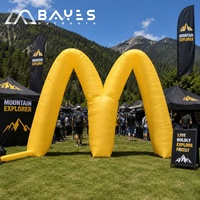 Lettre publicitaire gonflable personnalisée pour la promotion de la marque, la publicité extérieure, les salons professionnels, les festivals
