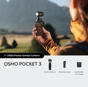 สำหรับ OSMO Pocket 3 กล้องวิดีโอบล็อกขนาดพกพา รองรับเซ็นเซอร์ CMOS ขนาด 1 นิ้ว และ 4K/120fps พร้อมระบบ ActiveTrack และบันทึกเสียงสเตอริโอ - Product Image 3
