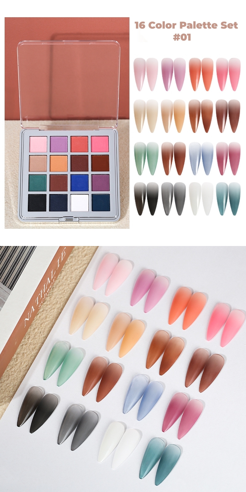 16 paleta de colores set 01