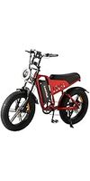 Vélos électriques tout-terrain à gros pneus avec moteur de moyeu arrière et batteries au lithium transfrontalières, en stock aux entrepôts des États-Unis et du Brésil