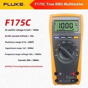 มัลติมิเตอร์ดิจิตอล F175C 177C 179C แบบ True RMS สำหรับกระบวนการอุตสาหกรรมและการวัด - Product Image 5