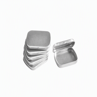 Boîte en fer blanc carrée personnalisée avec logo, 58x45x15mm, de qualité alimentaire, pour bonbons, chewing-gum et pilules, avec couvercle