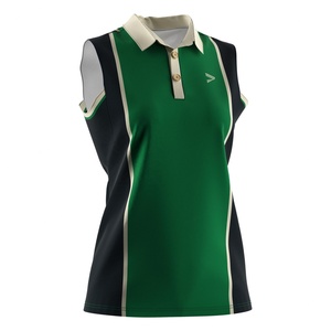 Polo sans manches pour femme, coupe ajustée, séchage rapide, matière respirante, idéal pour les sports de plein air et les voyages - Product Image 5