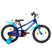 Vélo pour enfants avec siège réglable 12-18 pouces, fourche en acier, roues d'apprentissage, panier, plusieurs couleurs, pédalier standard