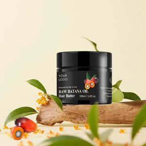 OEM/ODM Masque capillaire à l'huile de Batana Masque capillaire biologique anti-chute Batana Masque capillaire au café Masque à l'huile de Batana réparé avec du beurre et de la kératine - Product Image 2