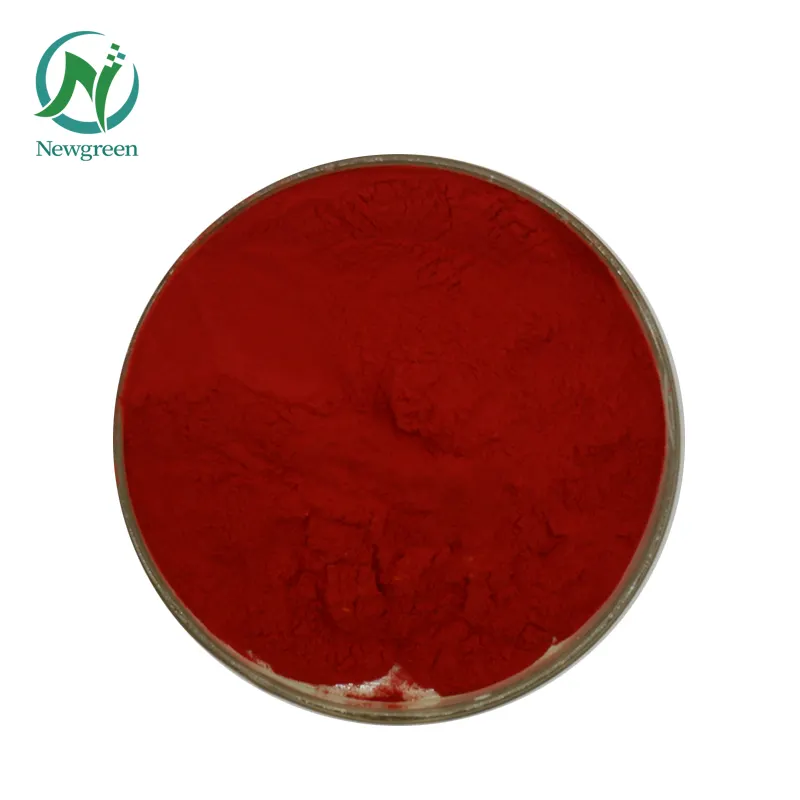 Newgreen आपूर्ति Carophyll लाल पाउडर उच्च गुणवत्ता वाले खाद्य Colorant Additive Carophyll लाल