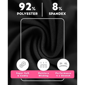 FOXA Pantalon Capri pour femme, taille haute, extensible, en coton et élasthanne, avec poches et cordon de serrage - Product Image 5