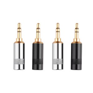 <span class=keywords><strong>3.5</strong></span>毫米TRS镀金音频电缆连接器母插孔插头纯铜OEM ODM - Product Image 1