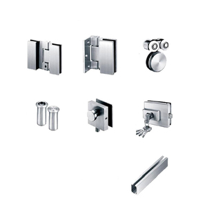 <span class=keywords><strong>Porte</strong></span> <span class=keywords><strong>coulissante</strong></span> bi-pliante en verre extérieur, cadre en verre lourd sans cadre, quincaillerie pour <span class=keywords><strong>porte</strong></span> <span class=keywords><strong>coulissante</strong></span> bi-pliante, <span class=keywords><strong>porte</strong></span> de <span class=keywords><strong>grange</strong></span> <span class=keywords><strong>coulissante</strong></span> avec kit de quincaillerie Prix Kin - Product Image 6
