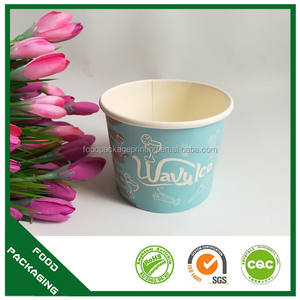 Cartón impreso personalizado, pintas de helado desechables, tinas de yogur, cucharas de plástico con tapas y varios tamaños/papel - Product Image 5