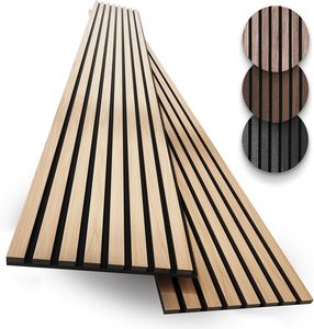 Panel Acústico de Listones de Madera Modernos, Paneles de Pared y Techo Insonorizantes para <span class=keywords><strong>Estudio</strong></span> de Grabación con Color y Tamaño Personalizables - Product Image 6