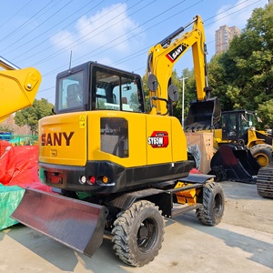 Excavadora de ruedas SANY SY65W de 3 toneladas en estado como nueva con cucharón de excavación y componente principal del motor, a precio competitivo para la venta. - Product Image 5