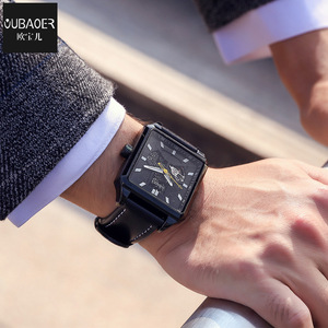 Đồng Hồ Nam OUBAOER 2023 Đồng Hồ Đeo Tay Cơ Tự Động Sang Trọng Thương Hiệu Hàng Đầu Đồng Hồ Doanh Nhân Vuông Thời Trang Đồng Hồ Nam - Product Image 2