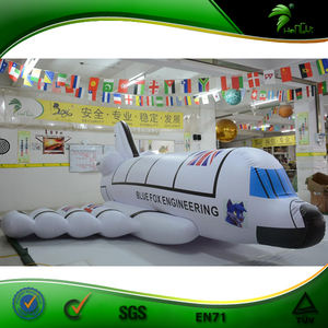 Inflatable विमान विशाल Inflatable विमान मॉडल विज्ञापन हवाई जहाज प्रकाश हीलियम बैलून - Product Image 2